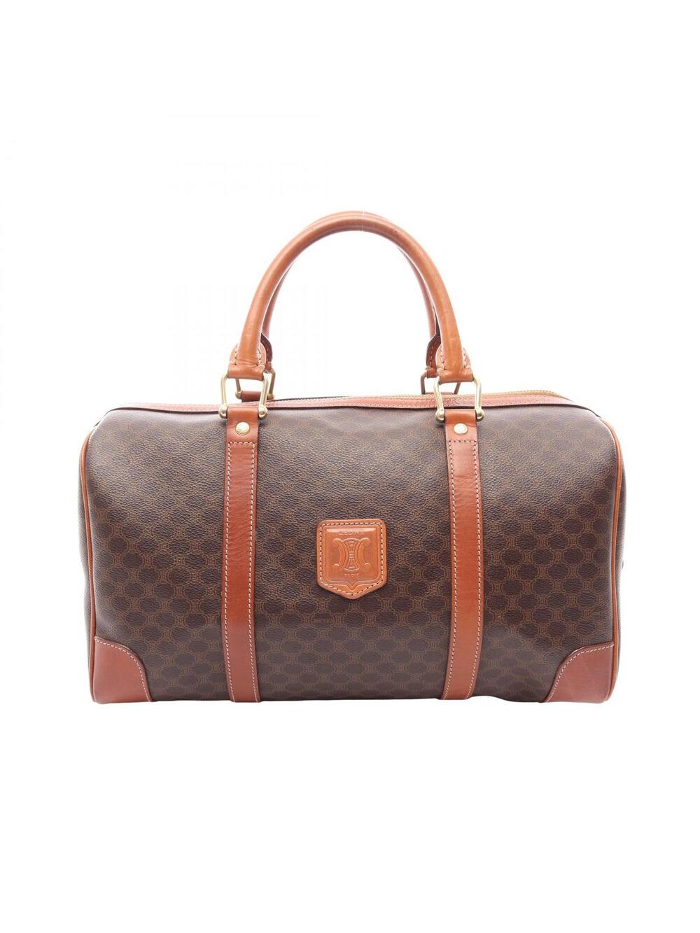 Celine Macadam Handbag Canvas Leather #271349C43B